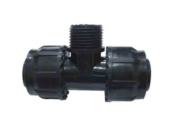 out threaded tee,drip irrigation Tee